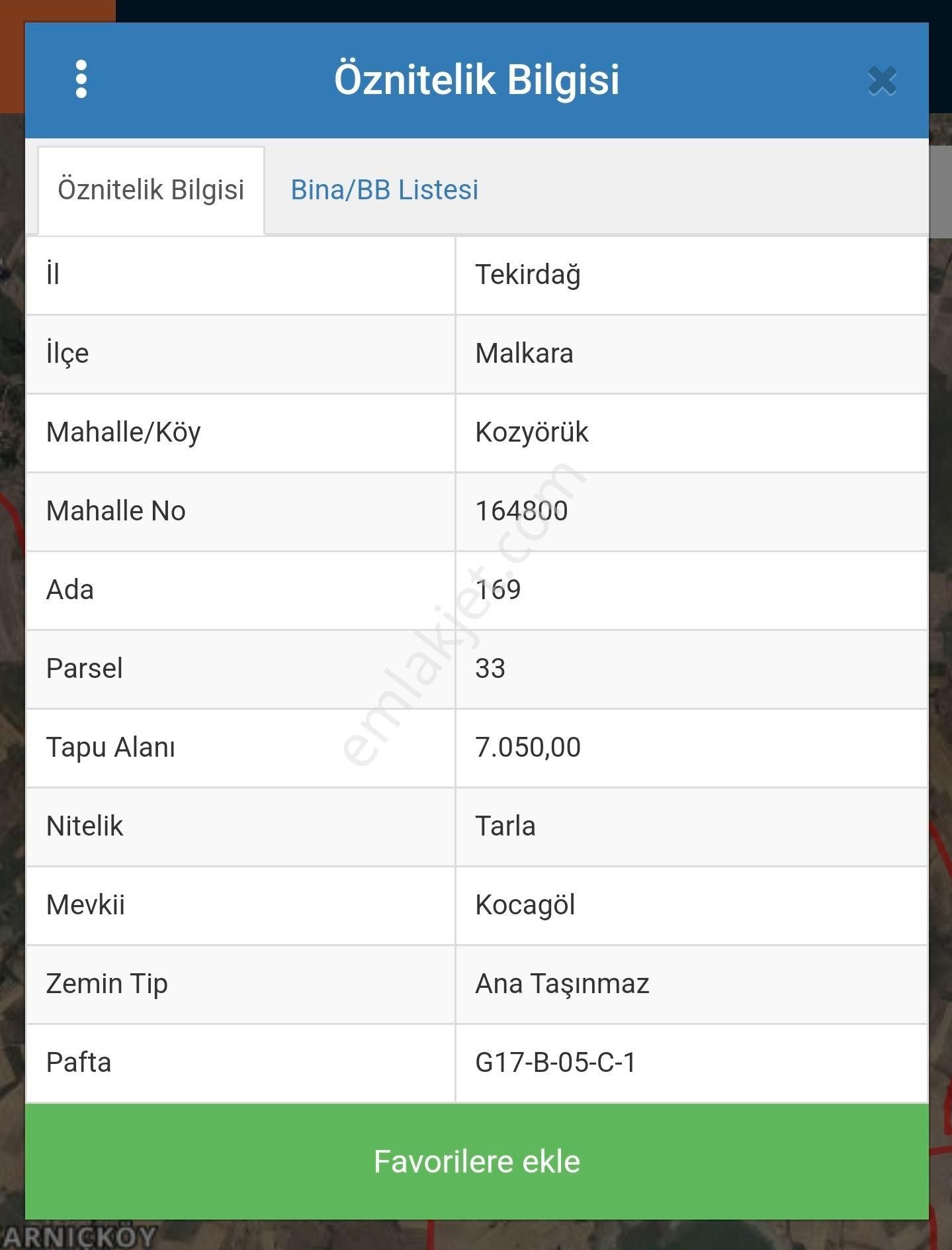 Malkara Kozyörük Satılık Tarla TELEFON PARASINA SİZİNDE TOPRAĞINIZ OLSUN