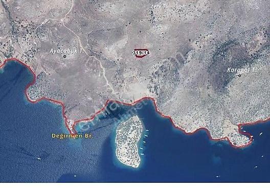 Marmaris Bozburun Satılık Tarla Bozburun Ayacabük'de Deniz Manzaralı 6.436 M2 Satılık Arsa