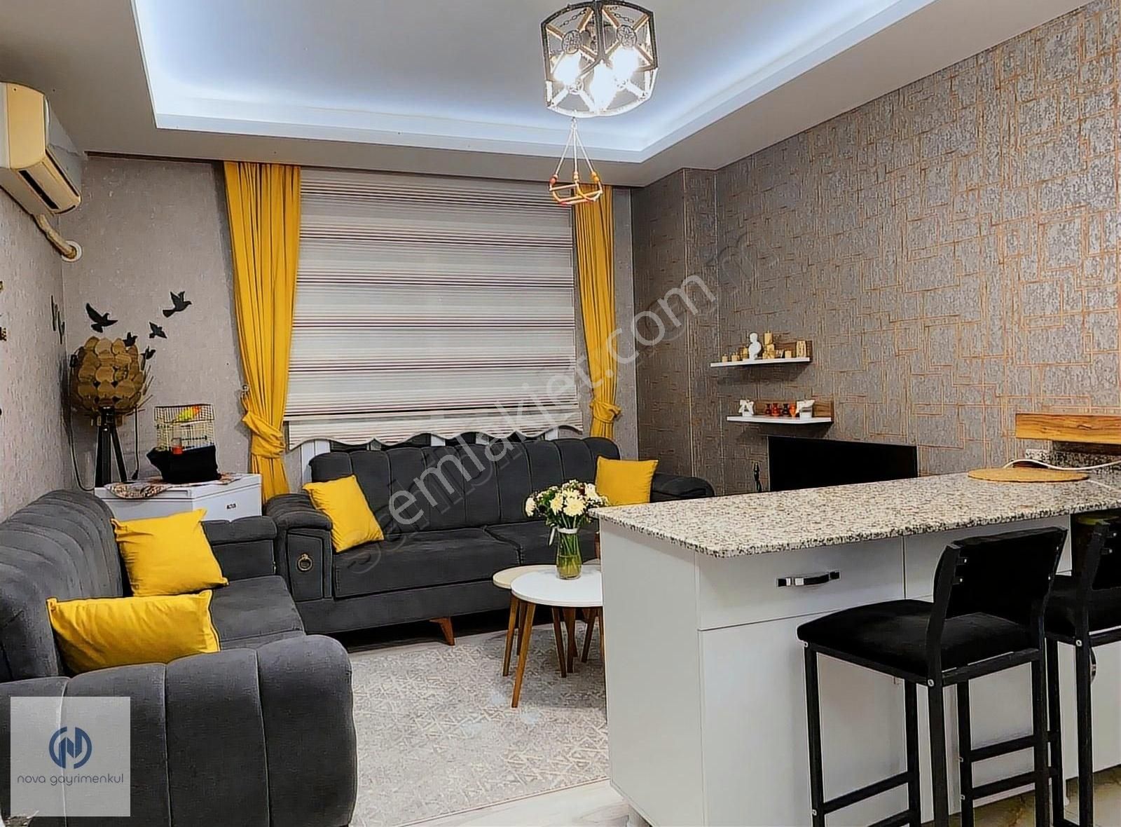 Yenişehir Çiftlikköy Kiralık Daire **NOVA** 34 CADDE CİVARI SAYAPARKA YÜRÜME MESAFESİNDE 1+1 EŞYALI