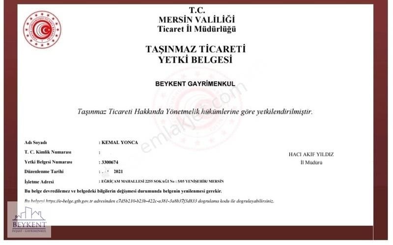 Yenişehir Güvenevler Kiralık Daire BEYKENT GYM'DEN FORUM AVM YANI SİTEİÇİ DENİZ MANZARALI GENİŞ 4+1