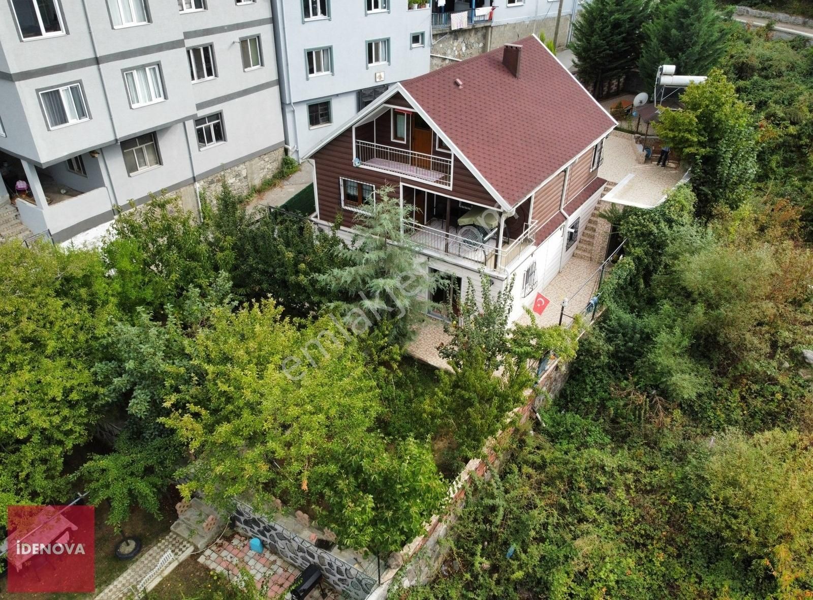 Yıldırım Hamamlıkızık Satılık Villa İDENOVA'DAN BURSA YILDIRIM HAMAMLIKIZIKTA DOĞAYLA İÇ İÇE VİLLA