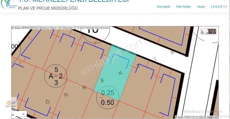 Merkezefendi Servergazi Satılık Villa İmarlı SERVERGAZİ BELKOM KONUTLARI ÜSTÜ B+2 KAT 520 M2 VİLLALIK ARSA