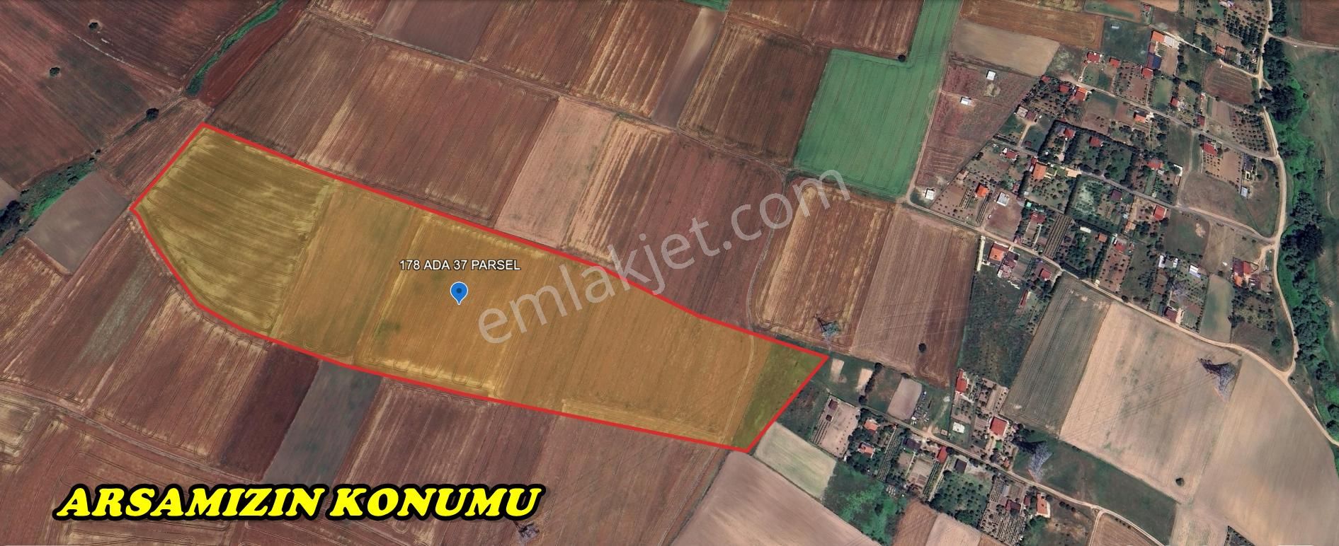 Marmaraereğlisi Çeşmeli Satılık Tarla  YUVAM ARSA OFİSİ VE KUYUMCULUKTAN İMARA SINIR 250 M2 ARSA