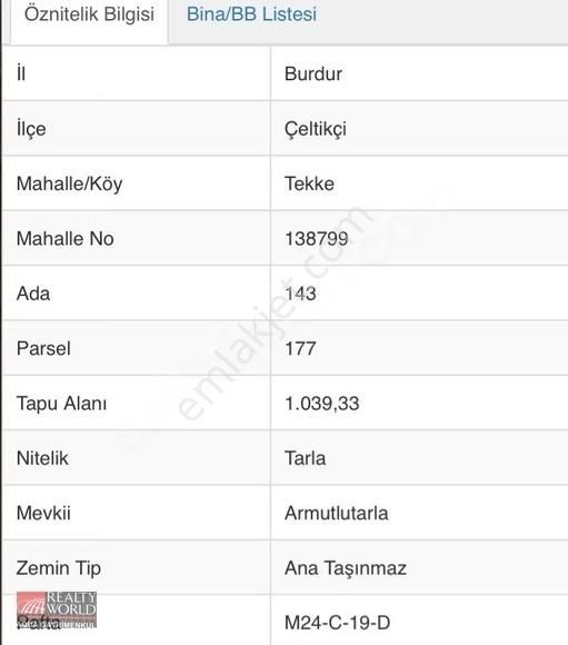 Çeltikçi Tekkeköy Köyü Satılık Tarla Çeltikcide Ana Yola Yakın Tarla