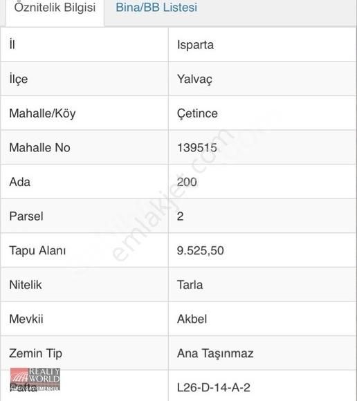 Yalvaç Çetince Köyü (Mithatpaşa) Satılık Tarla GÜNEŞ PANELLERİNİN YANINDA 10 dönüm