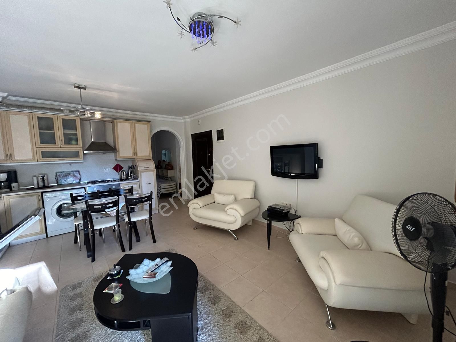 Side Cennetlerde Havuzlu Sitede Bahçe Katı Eşyalı 2+1 - Görsel 8