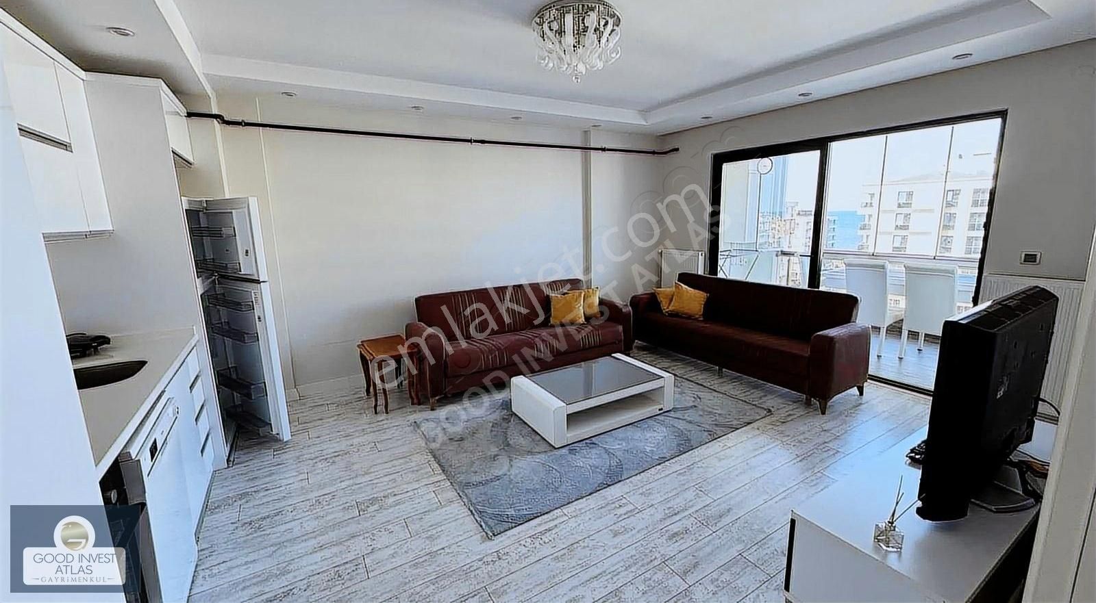 Atakum Yenimahalle Kiralık Daire GOOD INVEST'TEN EŞYALI 1+1,SAHİLE 100 MT, SİTE İÇERSNDE,DENİZ M+