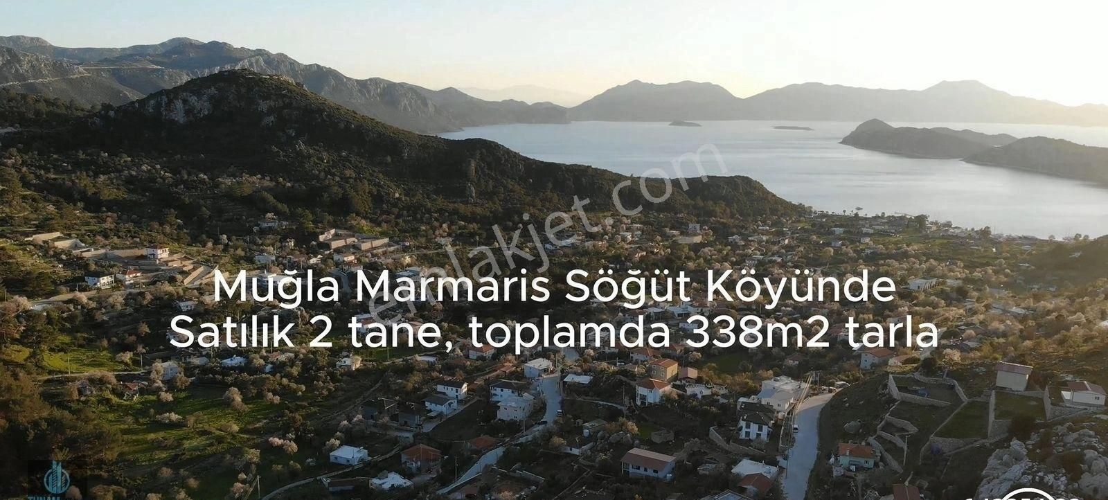 Marmaris Söğüt Satılık Konut İmarlı Muğla Marmaris Söğüt Köyünde2 Tane, Toplam 338 m2 Satılık Tarla