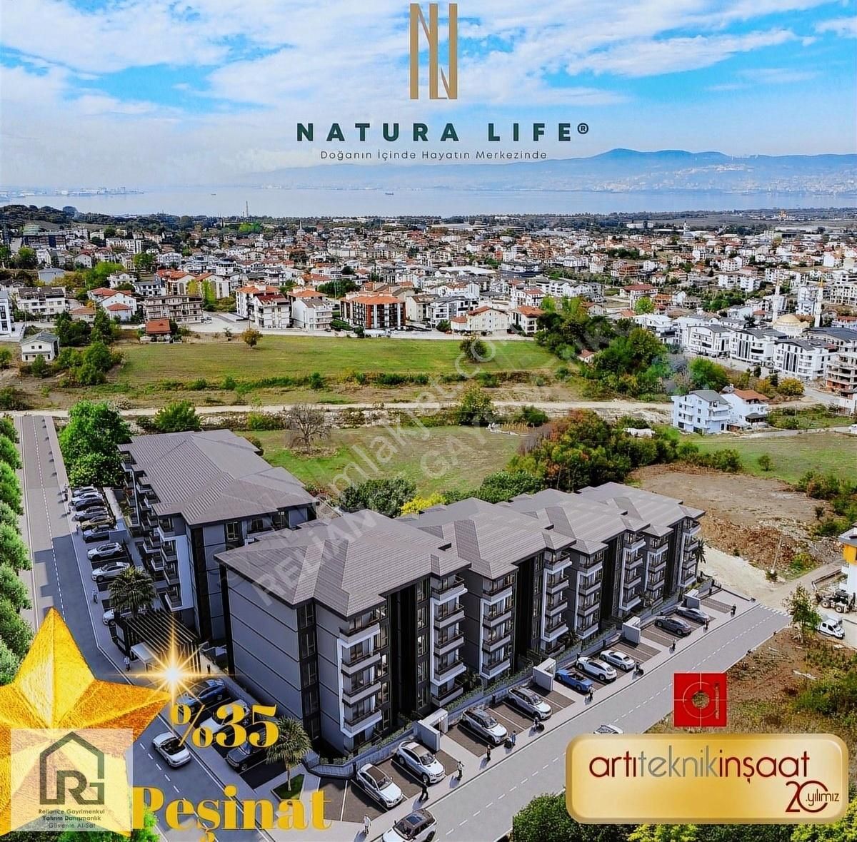 Başiskele Yeşilyurt Satılık Daire Natura Life Başiskele'nin Prestij Projesi Lasman Özel Fırsatlar.