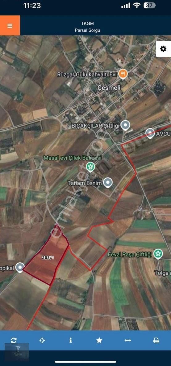 Marmaraereğlisi Çeşmeli Satılık Tarla Tekirdağ Marmaraereğlisi Çeşmeli De Satılık 530 Metre Arsa