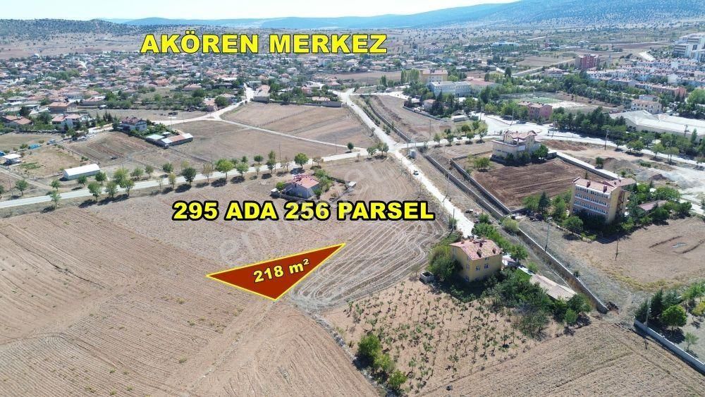 Akören Tülce Satılık Konut İmarlı  KONYA / AKÖREN / TÜLCE MAHALLESİNDE 218 m² MÜSTAKİL İMARLI ARSA