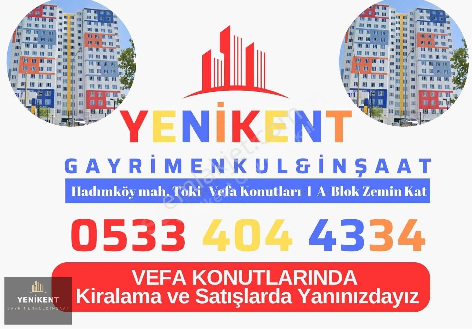 Arnavutköy Hadımköy Satılık Daire Hadımköy Vefa Konutları-2 Satılık Daire