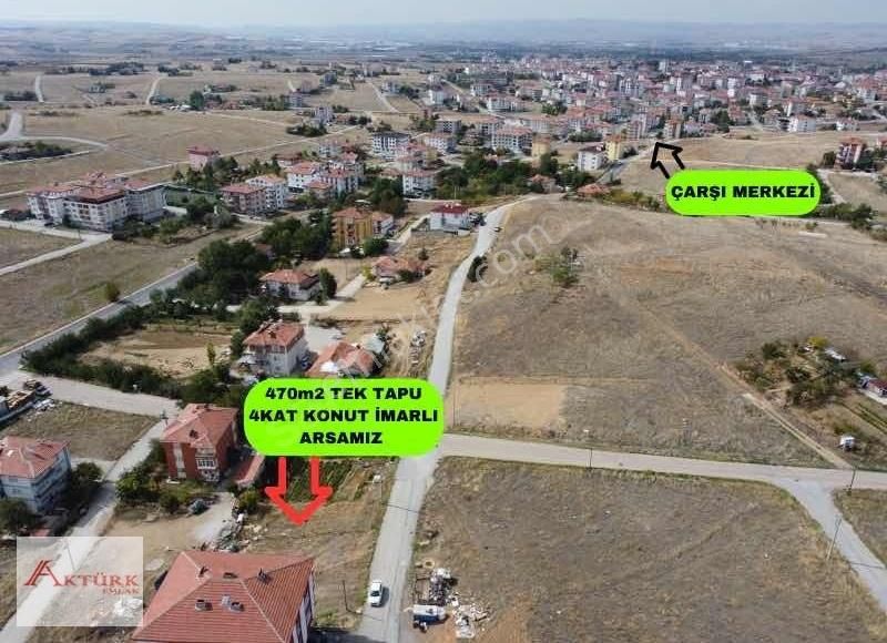 Akyurt Atatürk Satılık Konut İmarlı /*aktürk Emlaktan*\470m2tek Tapu 2daire Getirili Fırsat Arsa