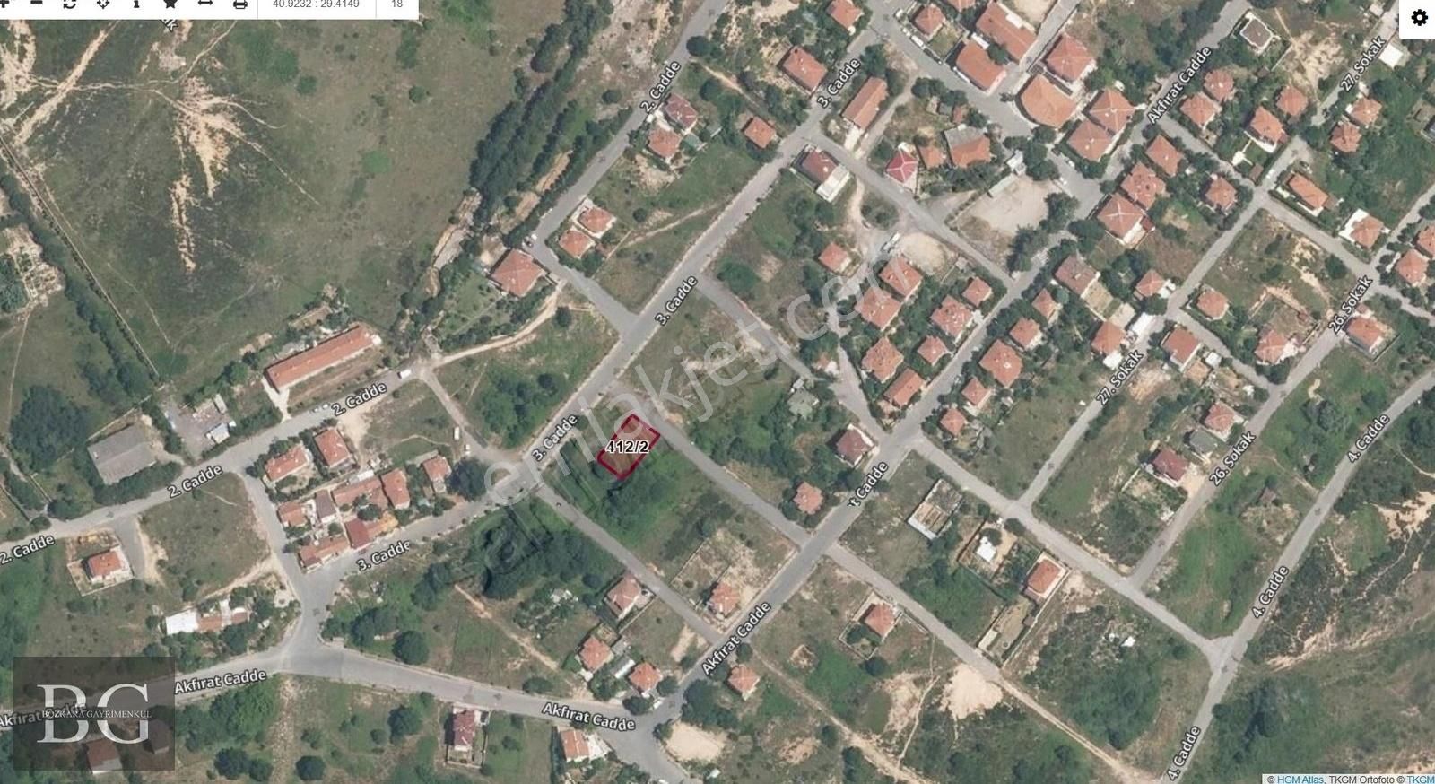 Tuzla Akfırat Satılık Villa İmarlı BOZKARA'DAN TEPEÖREN'DE RUHSATI HAZIR SATILIK VİLLA İMARLI ARSA