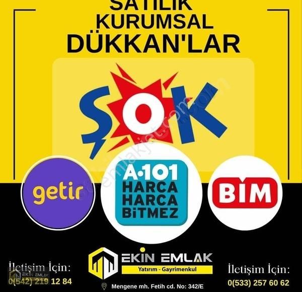 Karatay Saraçoğlu Satılık Dükkan & Mağaza Ekin Emlaktan Satılık Kurumsal Bim Kiracılı 416 M2 Dükkan Mağaza