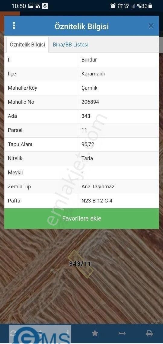 Burdur Karamanlı Çamlık Mah.de 95m2 Hobi Bahçesi Yapmaya Uygun Köy Yakın Yolu Var Müstakil Tapu - Görsel 7