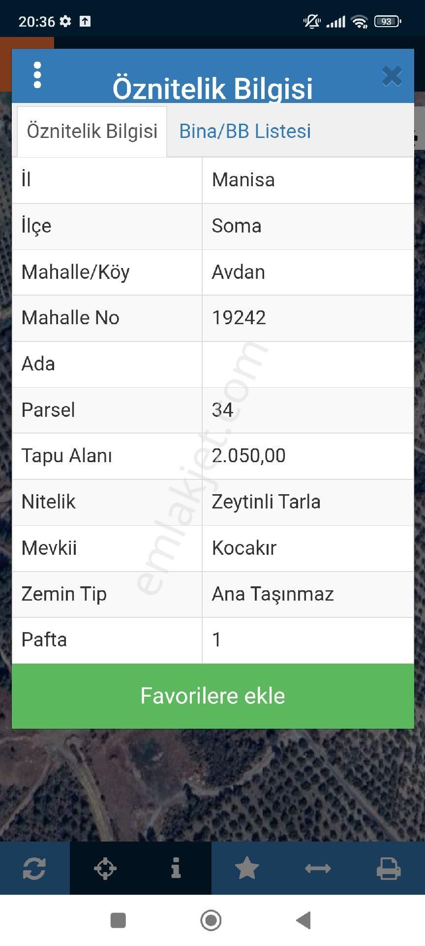 Soma Avdan Satılık Bağ & Bahçe Çerkez Hamidiye köprü yanı