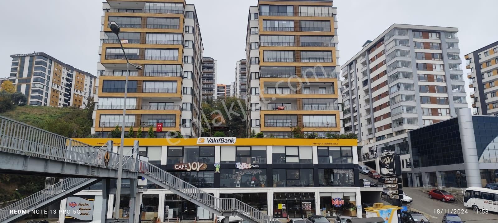 Yomra Kaşüstü Kiralık Residence YOMRA KAŞÜSTÜ YALINCAK ARASI KİRALIK DAİRE