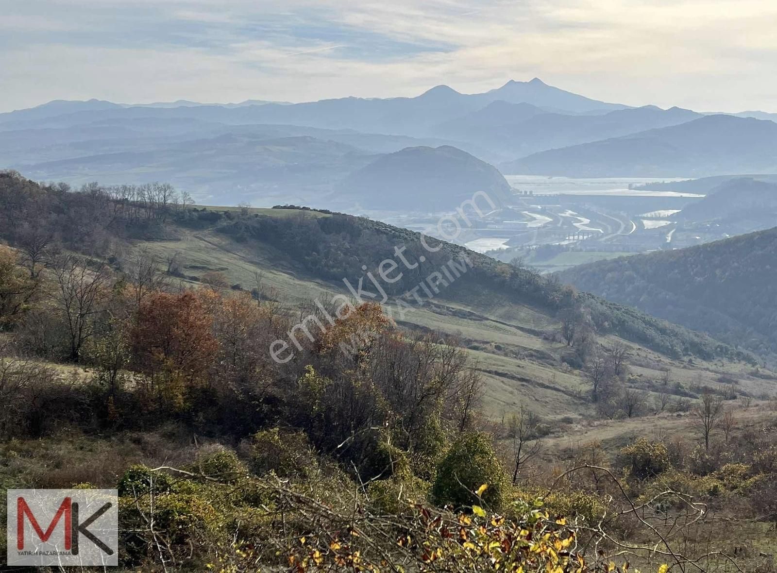 Bafra Kozağzı Satılık Tarla Yatırımlık mükemmel konumda baraj manzaralı 3610 metre