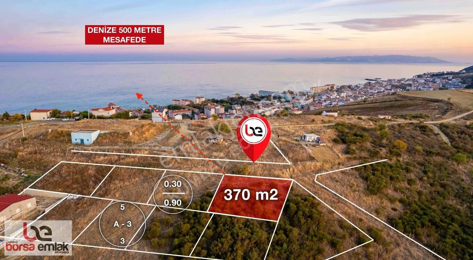 Süleymanpaşa Kumbağ Satılık Konut İmarlı KUMBAĞ'DA KONUT İMARLI 370M2 İNŞAATA HAZIR MANZARALI ARSA