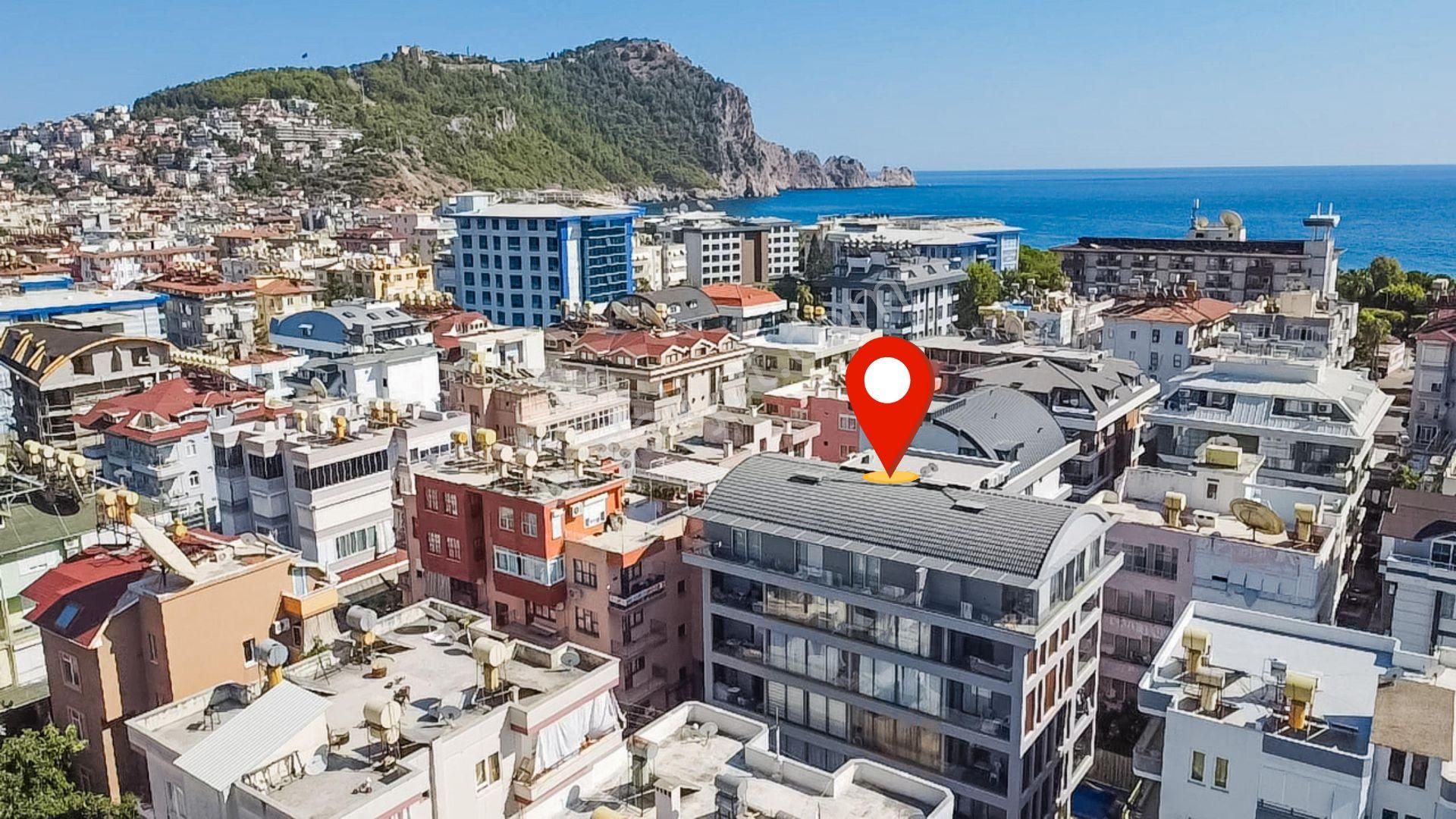 Alanya Saray Satılık Daire Alanya Kleopatra 1+1 55m2 Eşyalı Aktiviteli Merkezi Konumda Daire