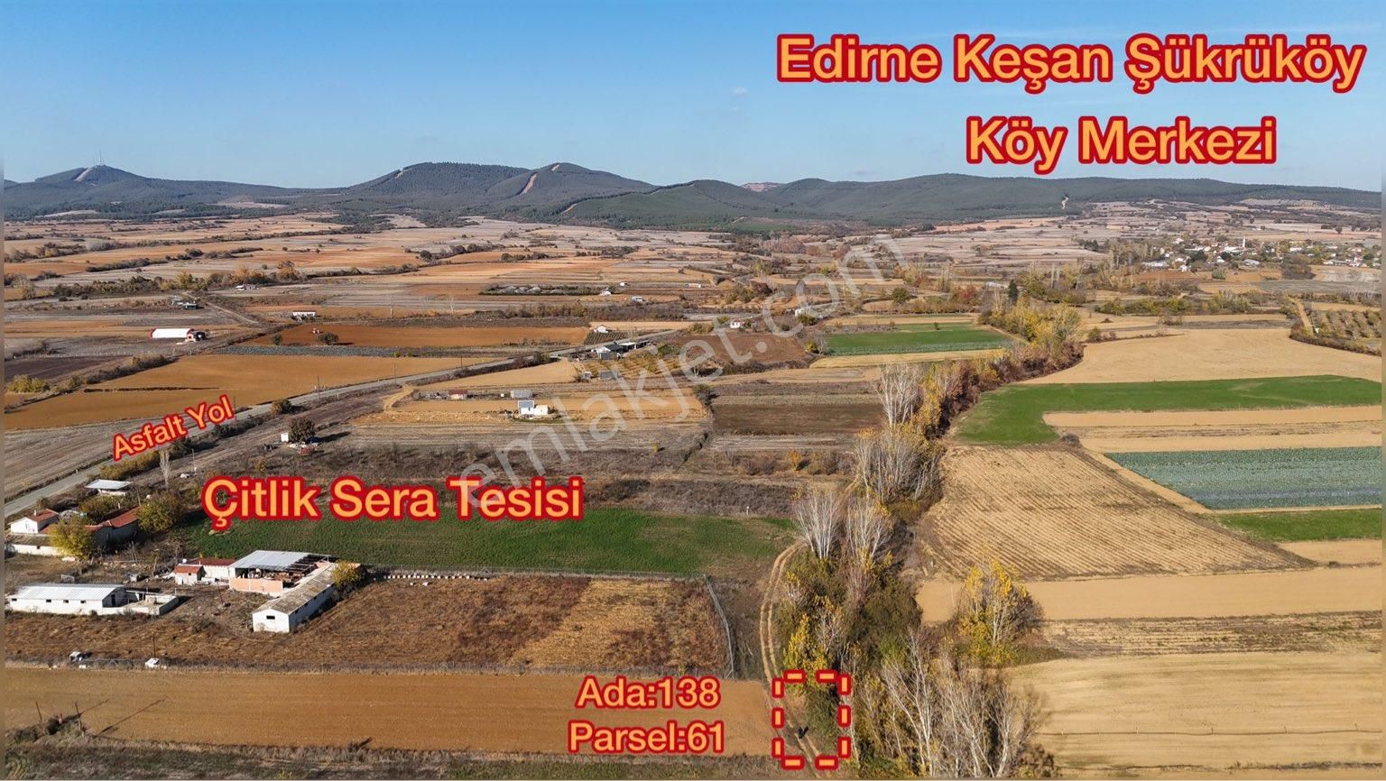 Edirne Keşan Satılık Tarla VİZYONLİFEDEN TEK TAPUU