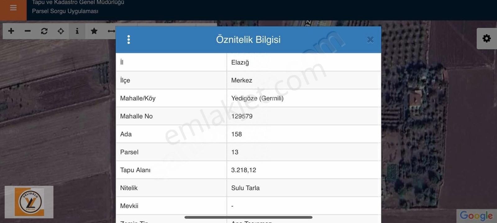 Elazığ Merkez Yedigöze Köyü Satılık Tarla ELAZIĞ YEDİGÖZEDE DİYARBAKIR YOLUNA SIFIR SATILIK TARLA