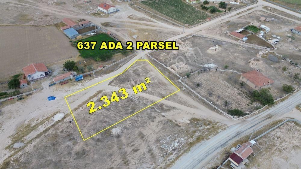 Cihanbeyli Taşpınar Satılık Konut İmarlı  KONYA / CİHANBEYLİ / TAŞPINAR-YENİYAYLA MAHALLESİNDE 2.343 m² MÜSTAKİL İMARLI ARSA