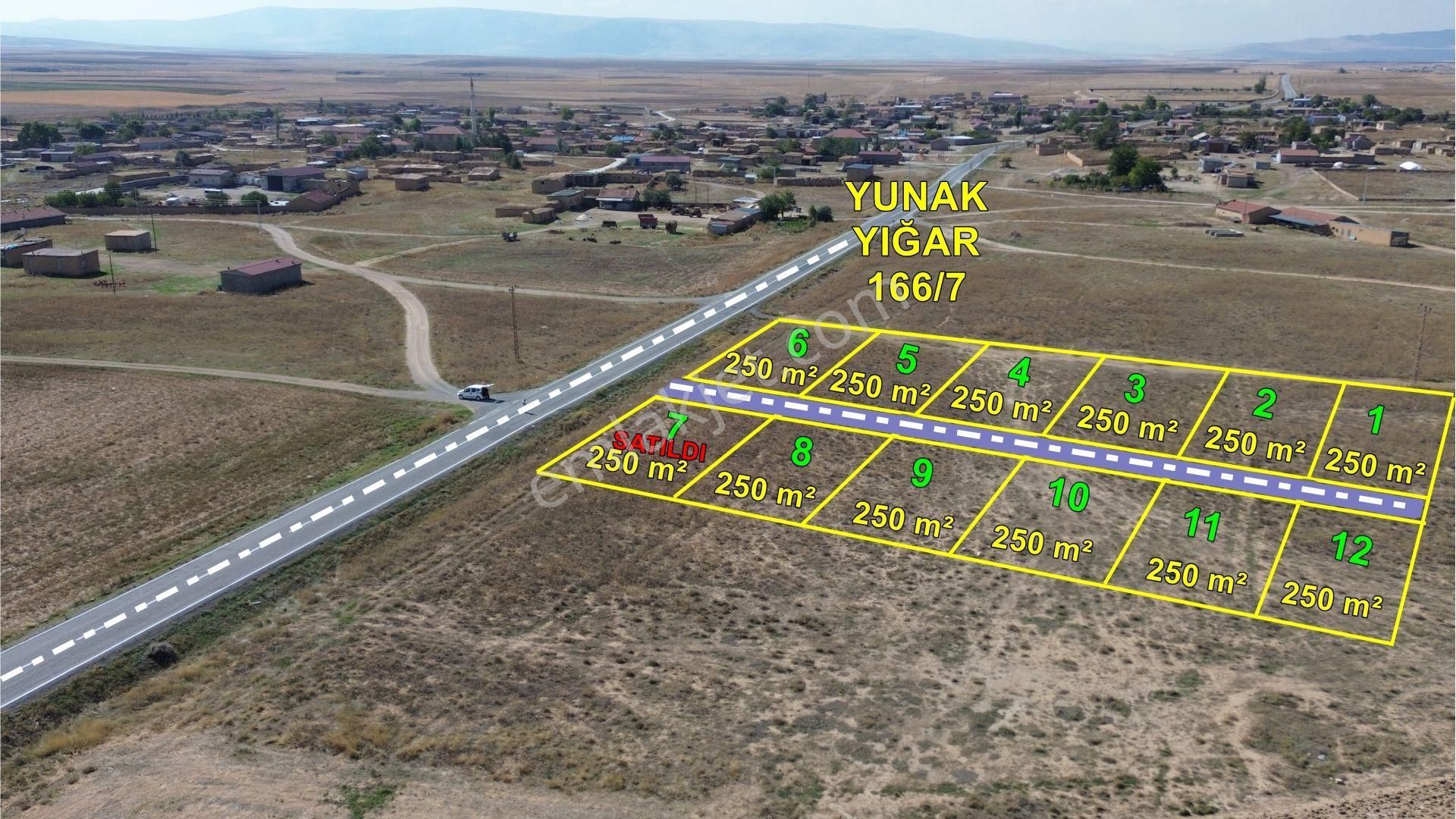 Yunak Yığar Satılık Konut İmarlı  KONYA / YUNAK / YIĞAR'DA  250 m² HİSSELİ KONUT İMARLI ARSA