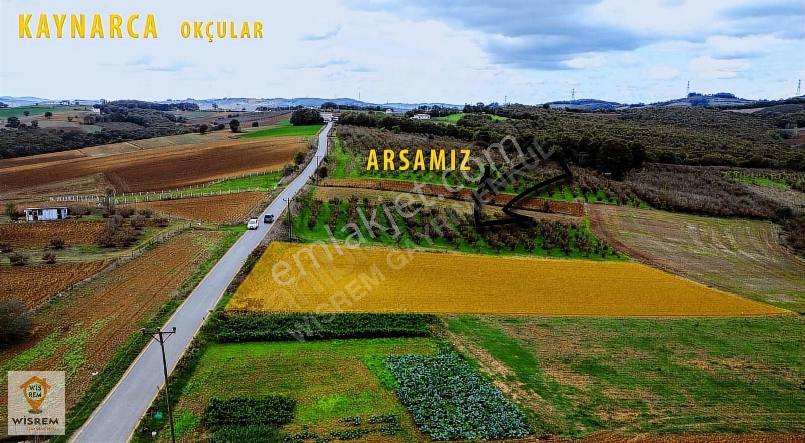 Kaynarca Okçular Satılık Tarla Fiyat Düştü! Satılık Tarla Köye Yakın Resmi Yola Cepheli Verimli