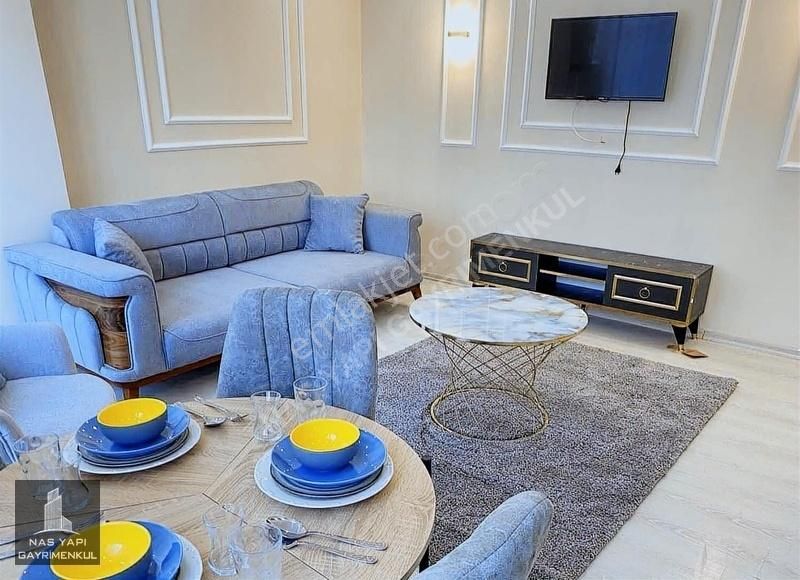 Kağıthane Gürsel Kiralık Daire Nas Yapı'dan Sıfır Binada Sıfır Eşyalı 1+1 Eşyalı Ara Kat