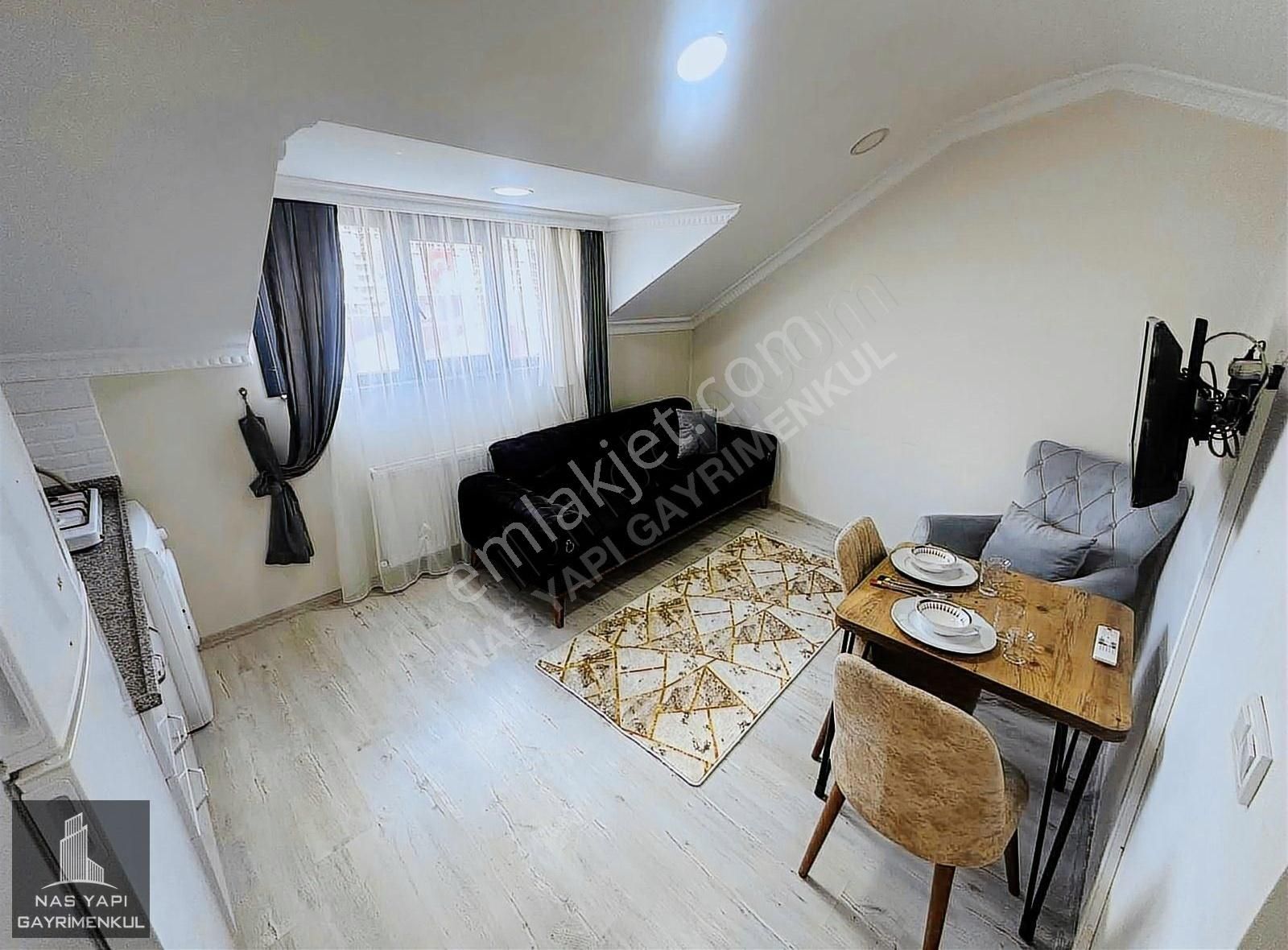 Eyüpsultan İslambey Kiralık Daire Nas Yapı'dan Eyüpsultan Da Yeni Bina Full Eşyalı Teraslı Daire