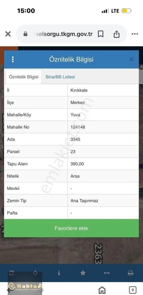 Kırıkkalenin Gelişen Mahallesi Yuvada Konut İmarlı Tek Tapulu Satılık Arsa - Görsel 9