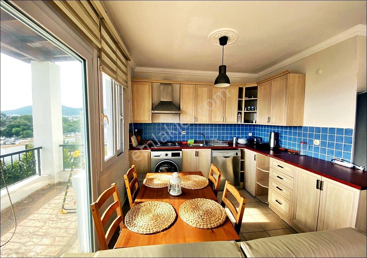 Bodrum Degirmenlere Yakın Eşyalı Kiralık Manzaralı Daire - Görsel 13