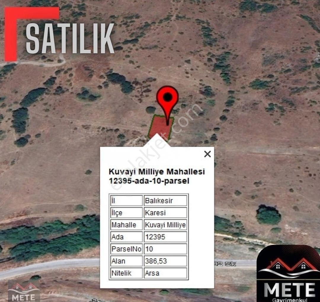 Karesi Kuva-İ Milliye Satılık Konut İmarlı Kuva-i Milliye Mahallesinde Satılık Köşe Parsel ARSA