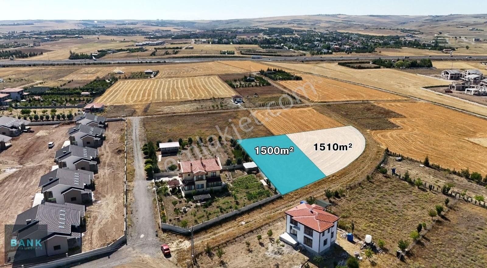 Gölbaşı Hacılar Satılık Villa İmarlı Gölbaşı Hacılar Merkezde 1505 M2 Tek Tapu Fırsat Arsa