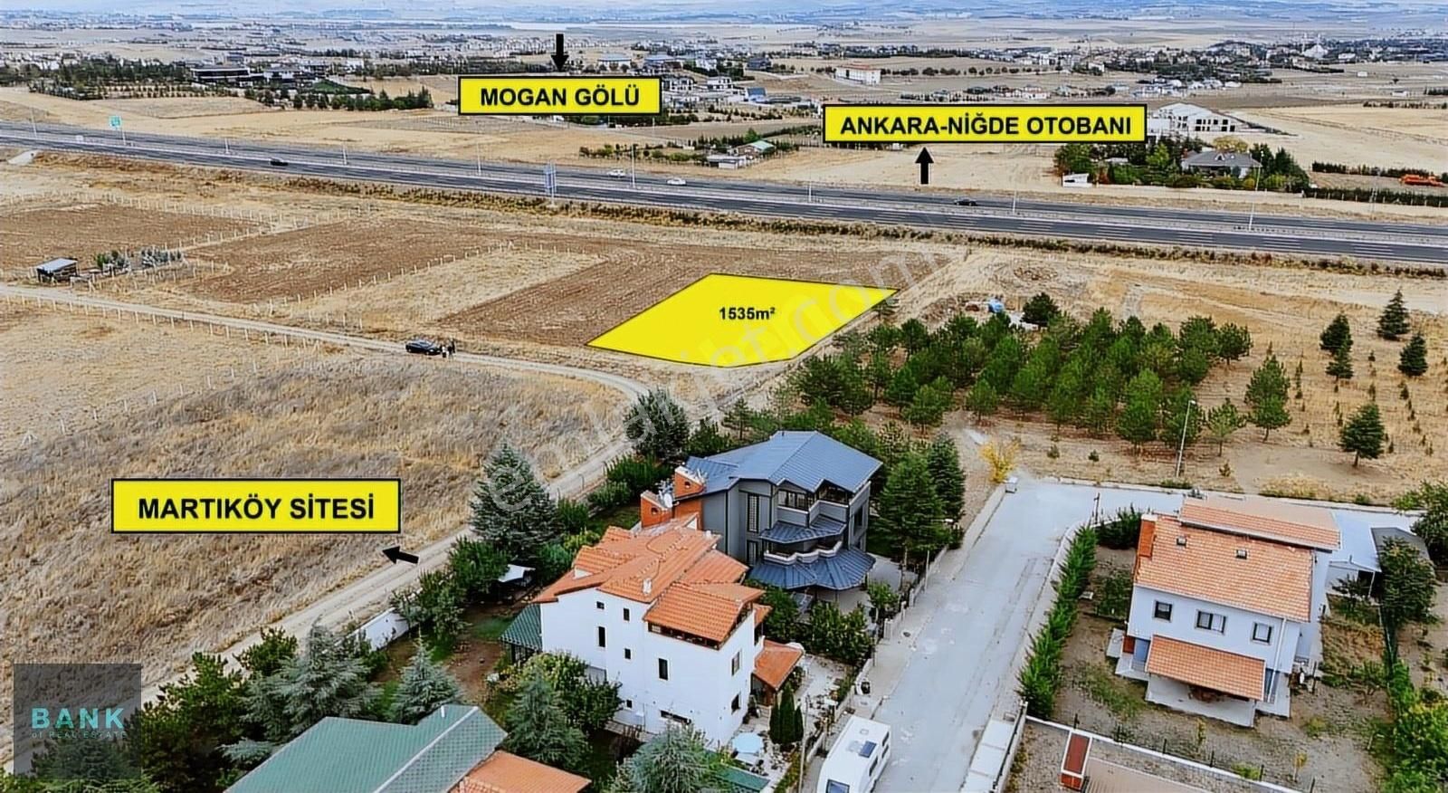 Gölbaşı Hacılar Satılık Villa İmarlı Hacılar 1535 M2 Mükemmel Konumda İmarlı Arsa