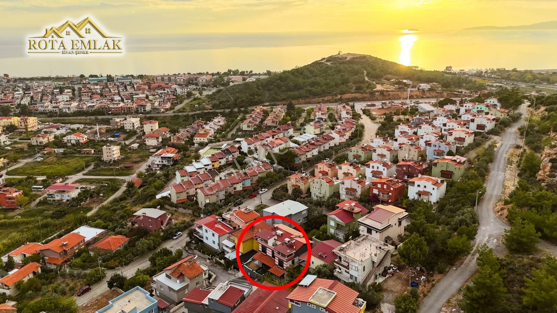 Menderes Gümüldür Atatürk Satılık Villa Rota Emlaktan Gümüldürde Deniz Manzaralı 3+1 Satılık Villa