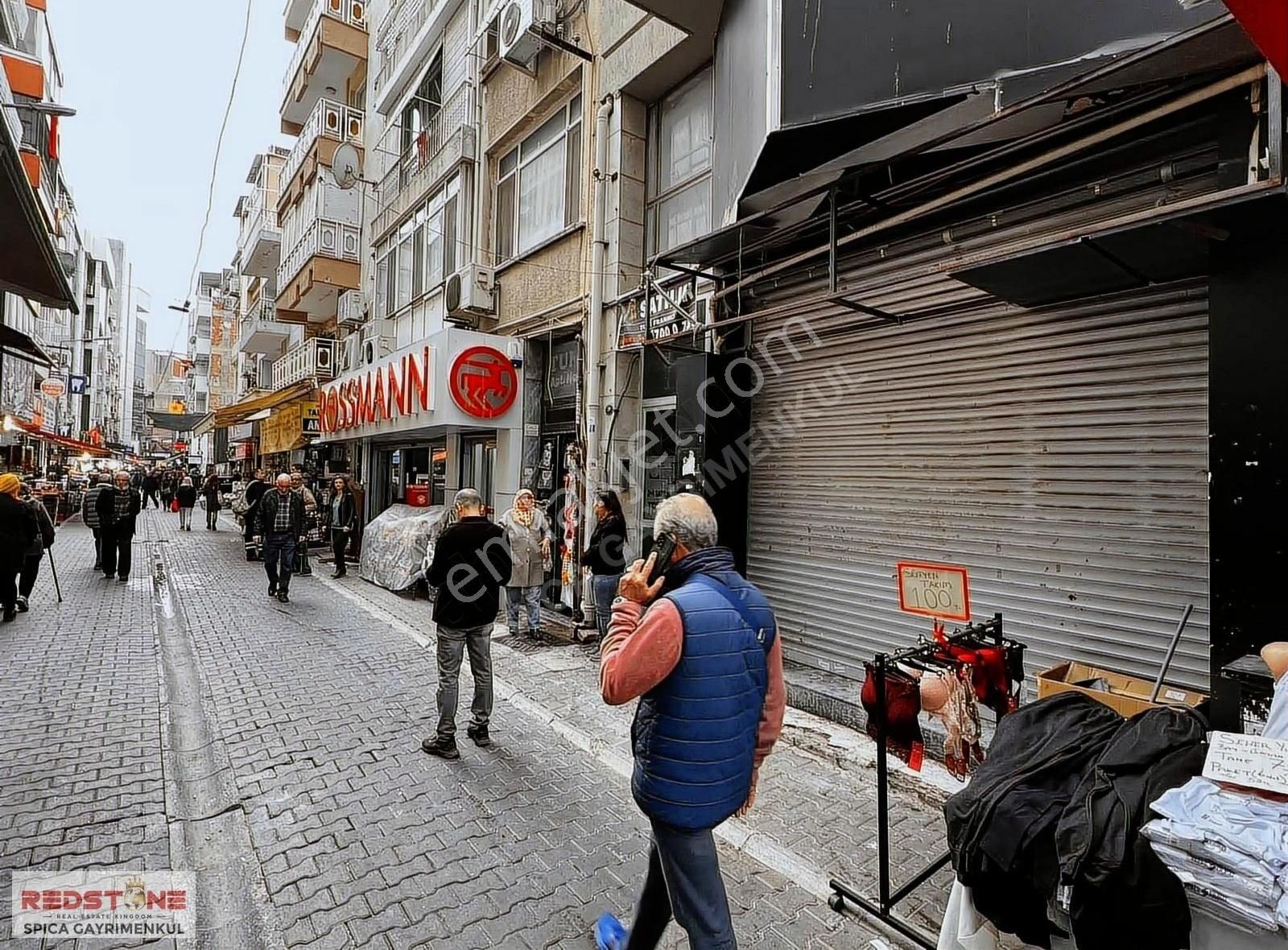 Karşıyaka Tuna Kiralık Dükkan & Mağaza KARŞIYAKA ÇARŞIDA YOĞUN YAYA TRAFİĞİNDE GENİŞ KİRALIK DÜKKAN