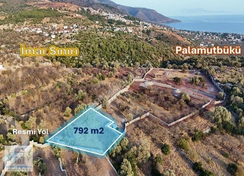 Datça Yaka Satılık Tarla Marinden Yaka Mah 792m2 Köy İmarına Ve Yerleşme Çok Yakın Arazi