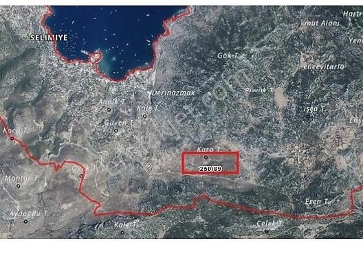 Marmaris Selimiye Satılık Tarla Selimiyede Yatırım Fırsatı: 2542 M² Satılık Tarla!