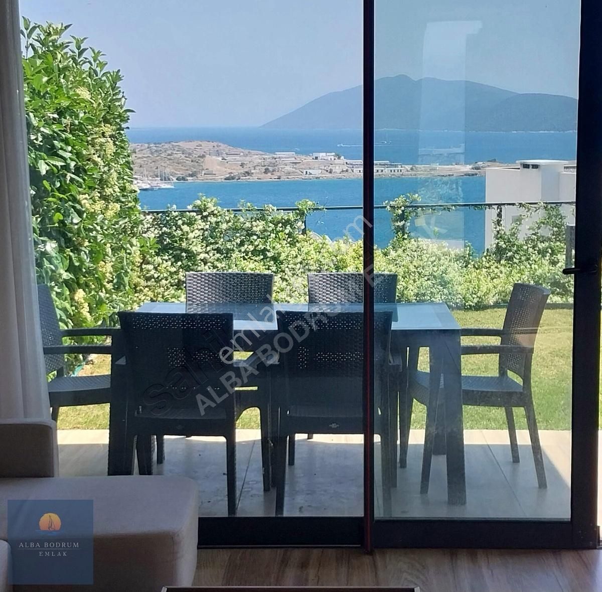 Bodrum Bitez Satılık Daire Fırsat ! Full Deniz Manzaralı Plajlı 2+1 Residences Daire