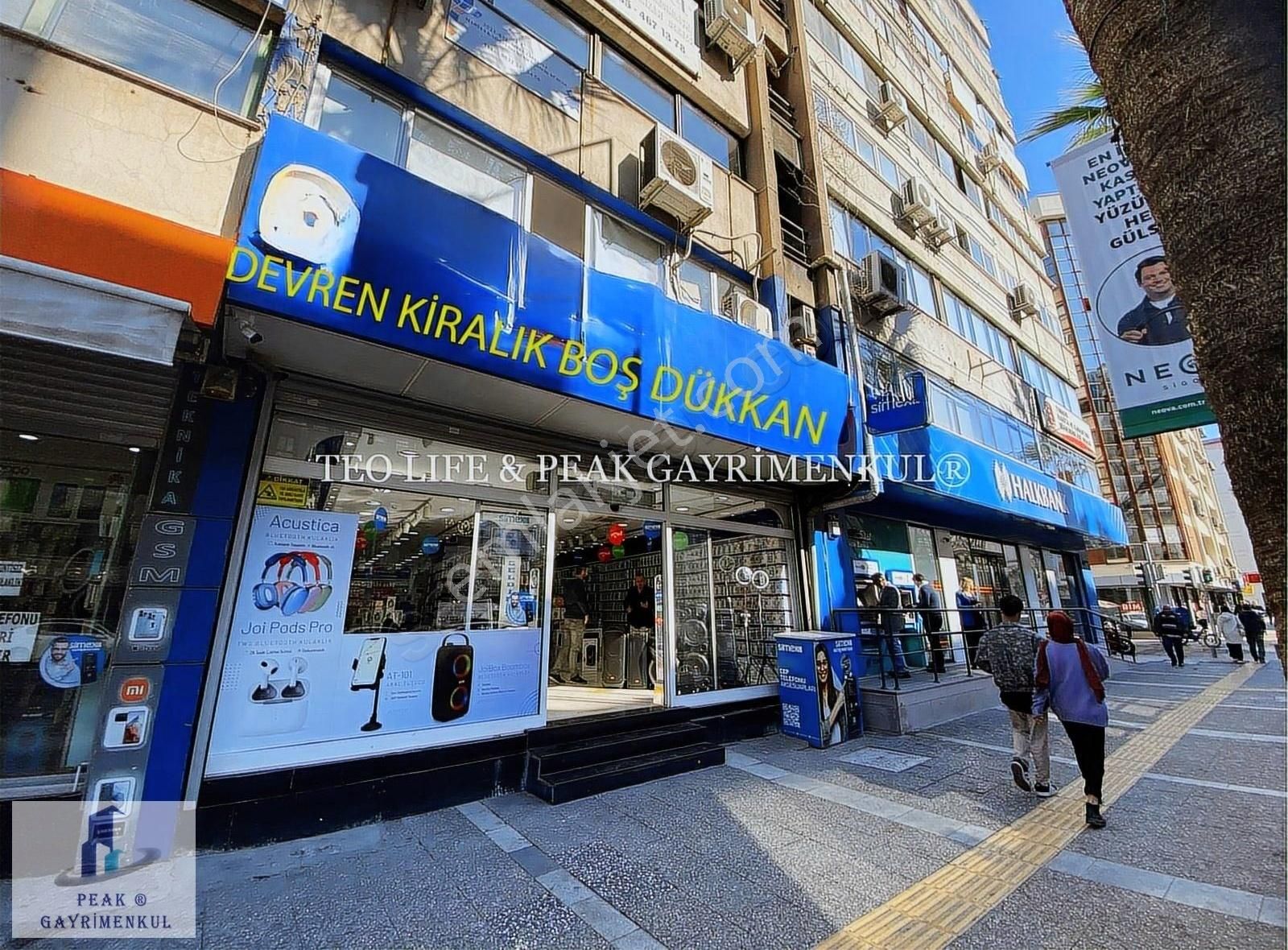 İzmir Konak Devren Dükkan & Mağaza Çankaya FEVZİPAŞA BLV. 375m2 DEVREN KİRALIK BOŞ DÜKKAN