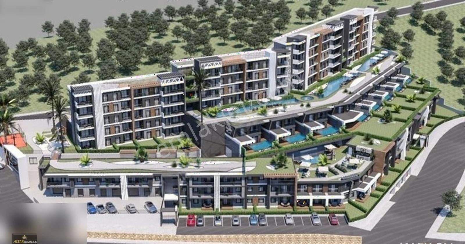 Deniz Manzaralı Bahçeli 1+1 Son Kalan Loft Daire - Görsel 23