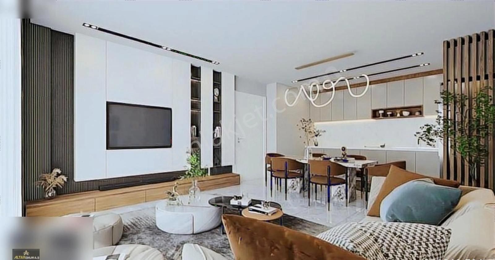 Deniz Manzaralı Bahçeli 1+1 Son Kalan Loft Daire - Görsel 24