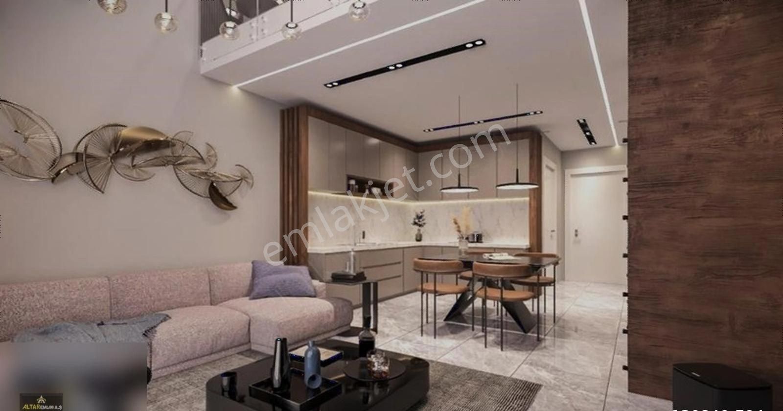 Deniz Manzaralı Bahçeli 1+1 Son Kalan Loft Daire - Görsel 27