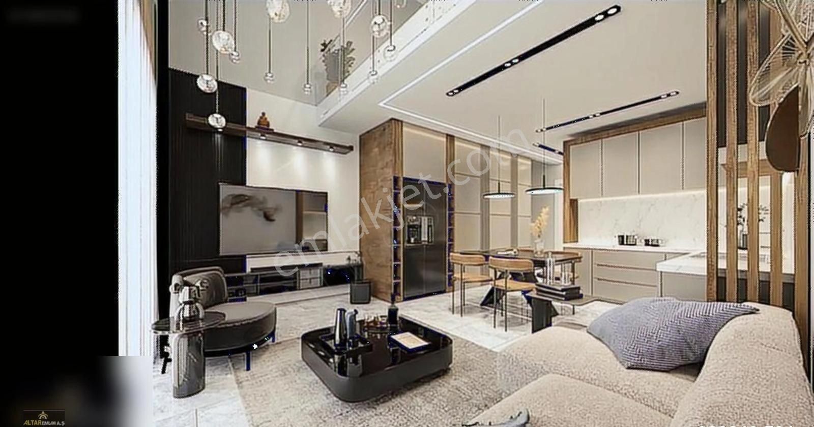 Deniz Manzaralı Bahçeli 1+1 Son Kalan Loft Daire - Görsel 17