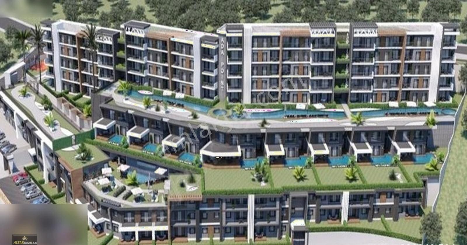 Deniz Manzaralı Bahçeli 1+1 Son Kalan Loft Daire - Görsel 2