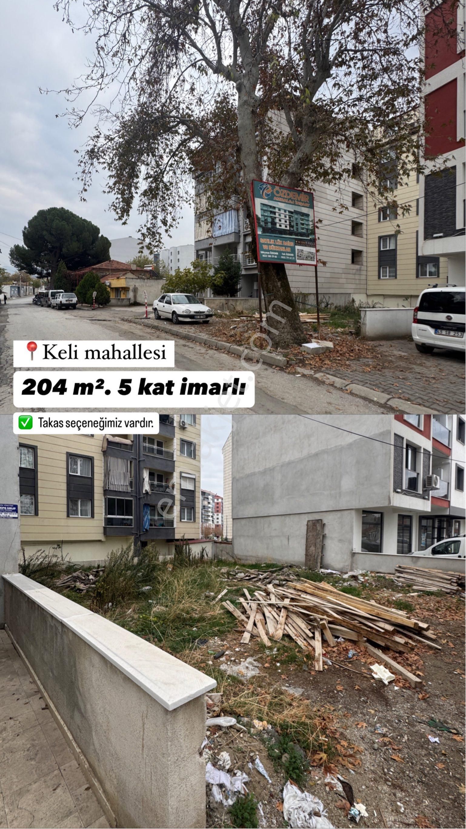 Salihli Keli Satılık Konut İmarlı Güzel Yapı dan Satılık Keli Mah. 5 kata imarlı arsa