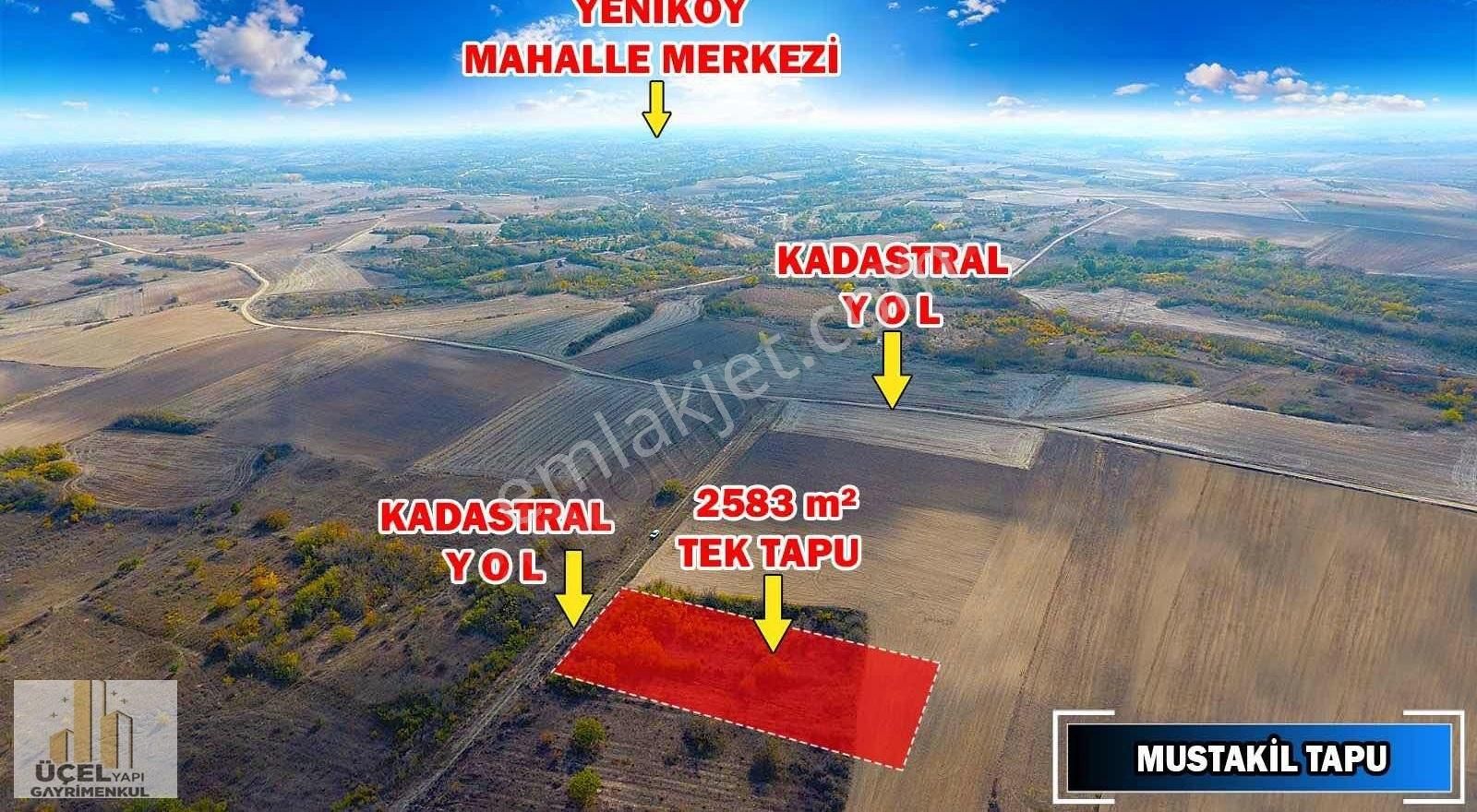 Uzunköprü Aslıhan Köyü Satılık Tarla Uzunköprü Aslıhan Mahallesi Müstakil Tek Tapu 2.583 M2 Tarla